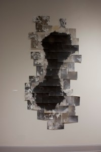 “Untitled,” unique unfixed gelatin silver prints, 68″ x 38″ 2016, David Ondrik