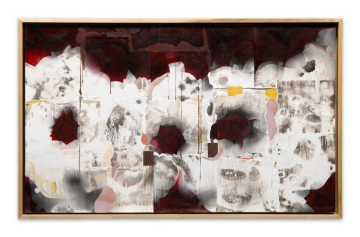 Incubate - 2024, gelatin silver paper, oils, acrylic, varnish, 32" x 52"