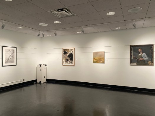 Installation view of the exhibition at the Swope Art Museum.